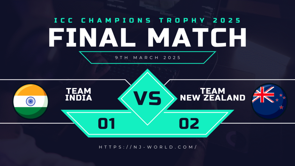 India Wins 2025 CT: NZ’s Pain and Kane’s Curse