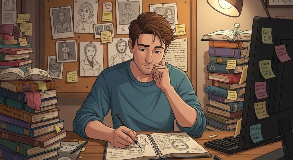 writing and designing story characters - NJ WORLD