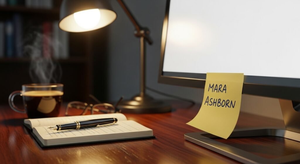 Mara Ashborn - first day at new job - NJ WORLD