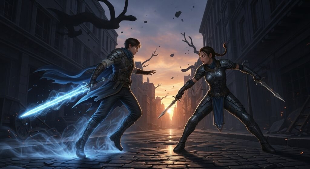 Kai vs Vera during chase - Ascend Alone - NJ WORLD