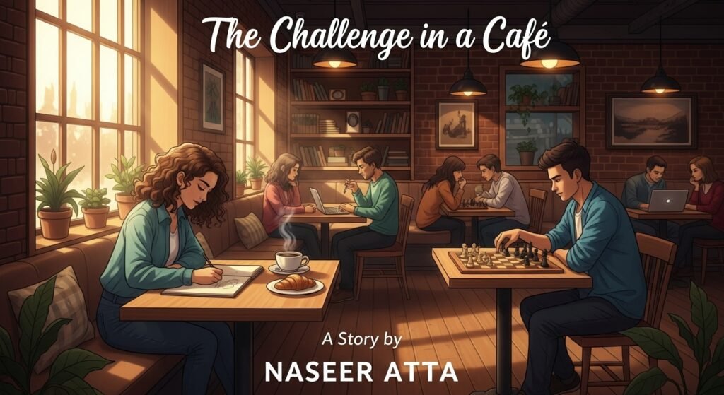 The Challenge in a Cafe - NJ WORLD - Naseer Atta