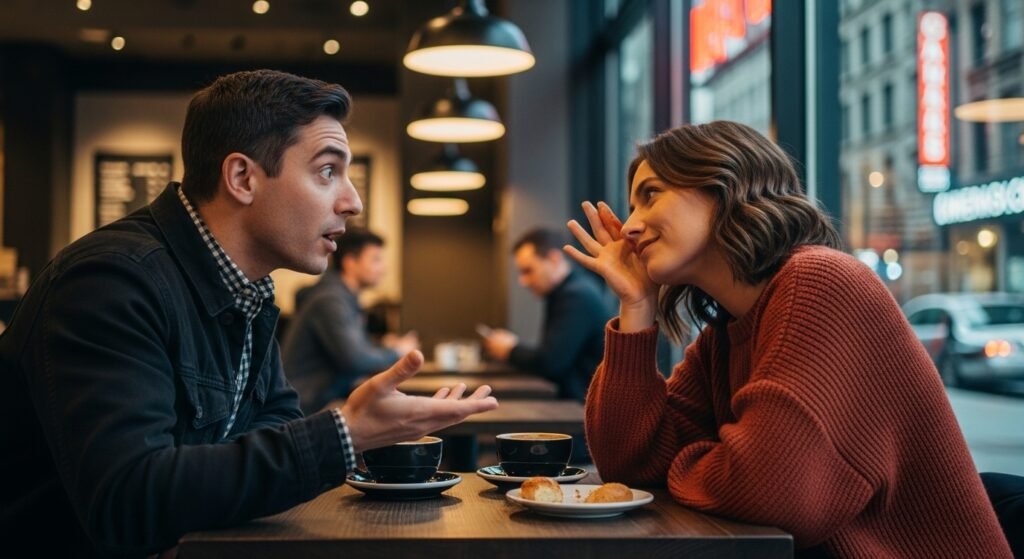 dialogue between two real people - NJ WORLD